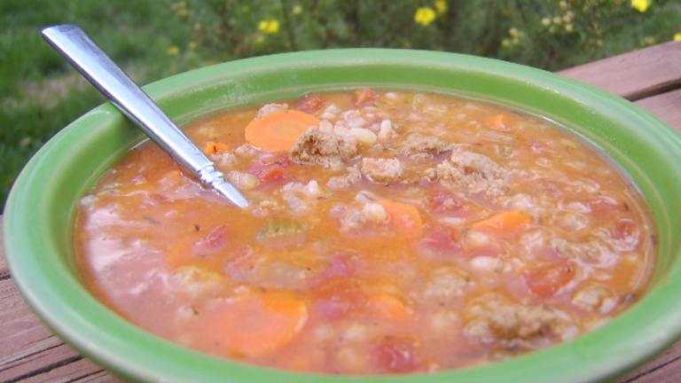 Nif's Crock Pot Beef Barley Soup Created by LifeIsGood