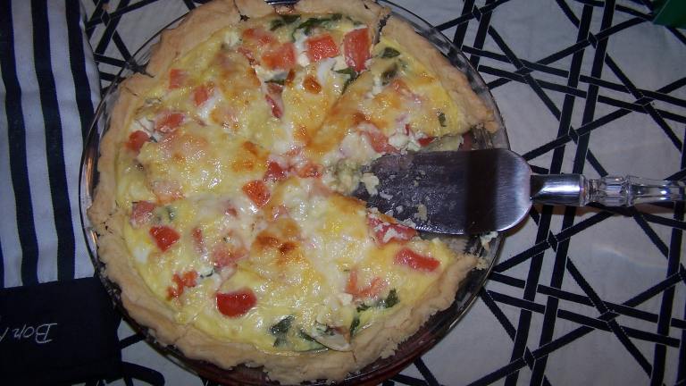 Easy Quiche Lorraine Created by Isabeau