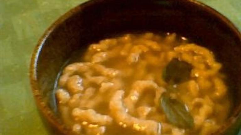 Passatelli Soup Created by threeovens