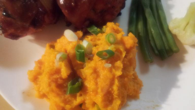 Simple Savory Mashed Sweet Potatoes Created by ImPat