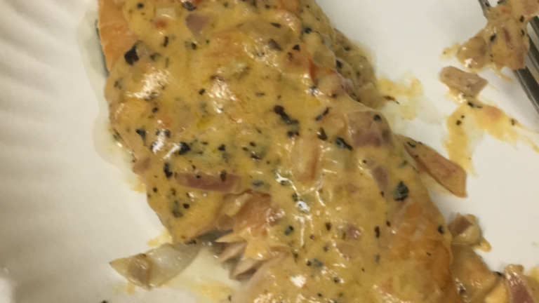 Creamy Baked Salmon Created by Lucia G.
