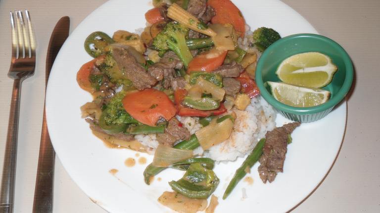 Thai Panang Curry (Gourmet Style ) Created by ChefdelaGhetto