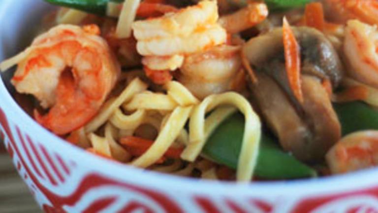 Thai Shrimp Linguine Created by Dine  Dish