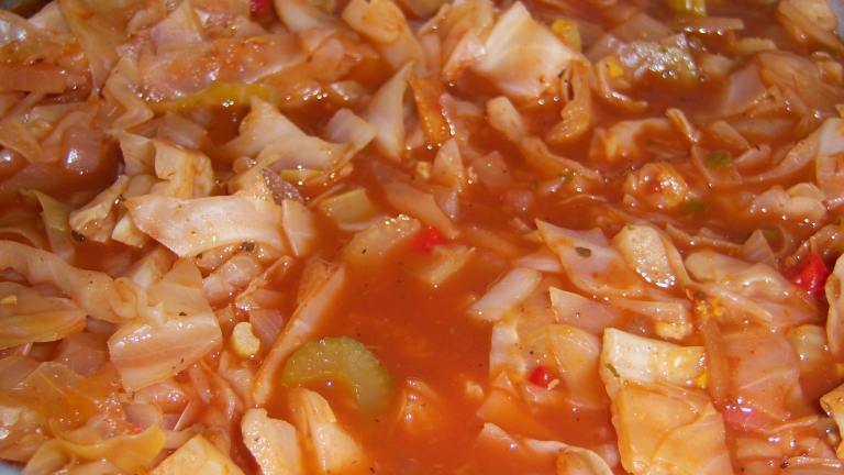 Cabbage Veggie Soup Created by NELady