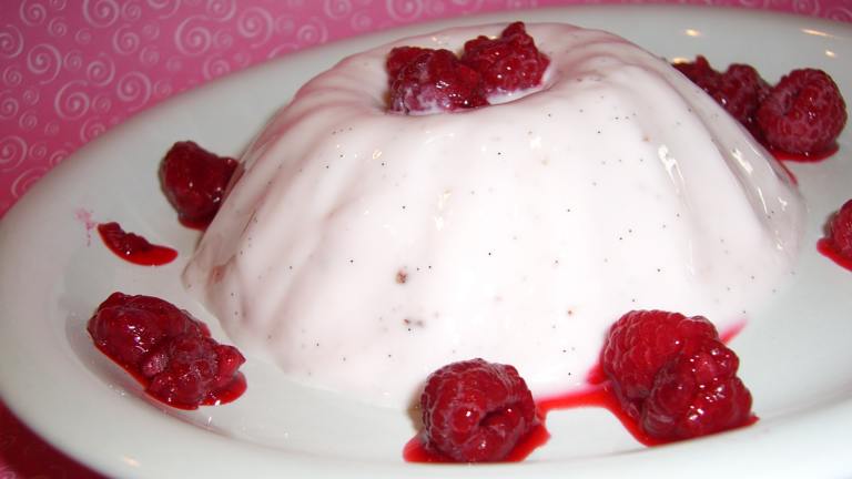 Pretty in Pink Panna Cotta Created by ChefLee