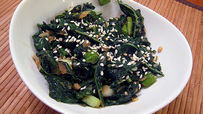 Asian-Style Kale Created by yogiclarebear