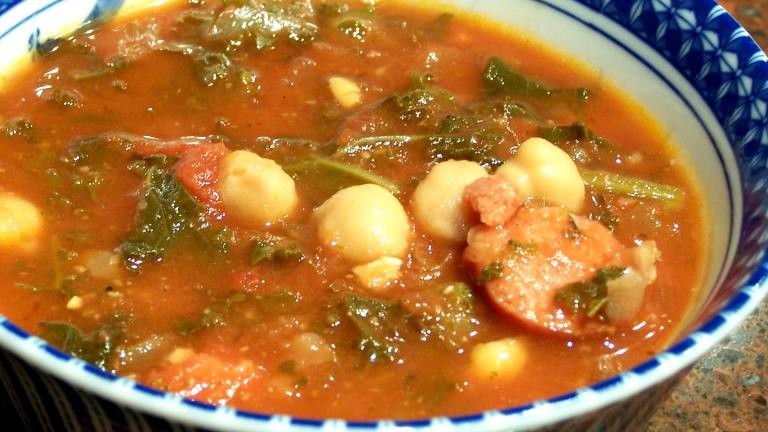 Caleb's Sausage, Kale & Chickpea Soup Created by Rita1652