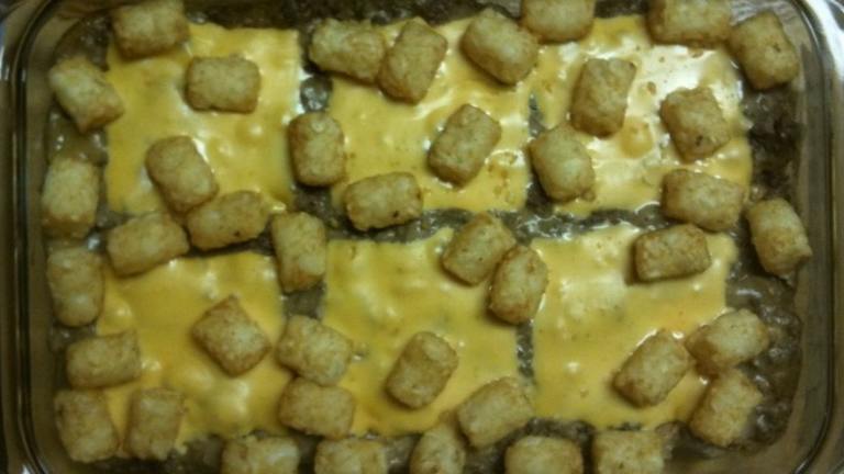 Tater Tot Casserole (Cheap N Filling) Created by Greeny4444