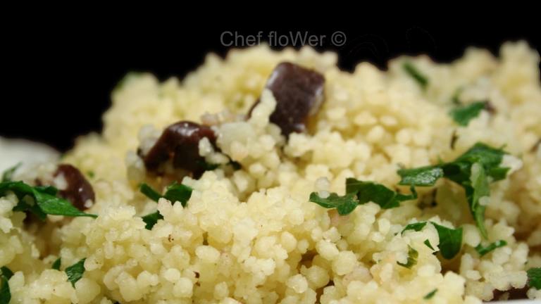 Couscous With Olives and Lemon Created by Chef floWer