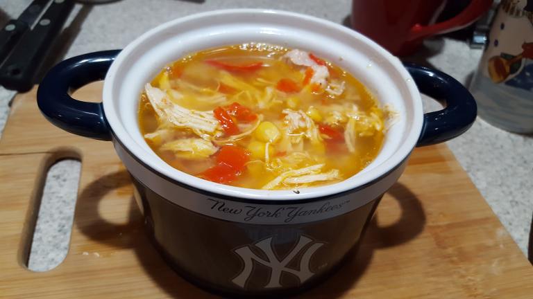 Roasted Corn and Red Pepper Chowder (Crock Pot, Slow Cooker) created by Oliver1010