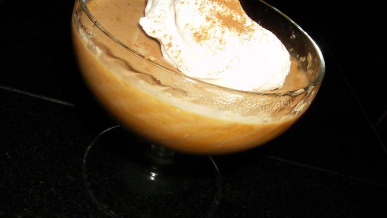 Mexican Coffee Pudding With Kahlua Whipped Cream Created by mersaydees