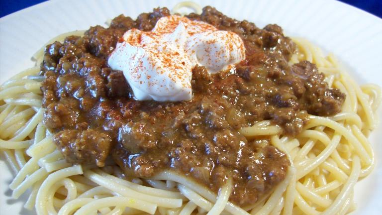 Crock Pot Non-Hungarian Goulash created by Chef shapeweaver