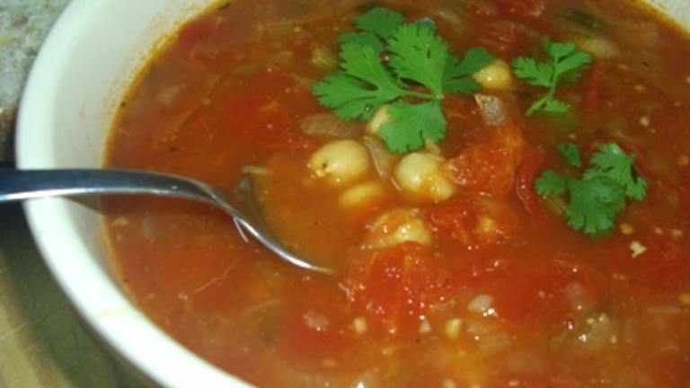 Moroccan Chickpea Soup Created by Karen Elizabeth