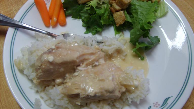 Creamy Crock Pot Chicken With Mushrooms Created by Chef on the coast