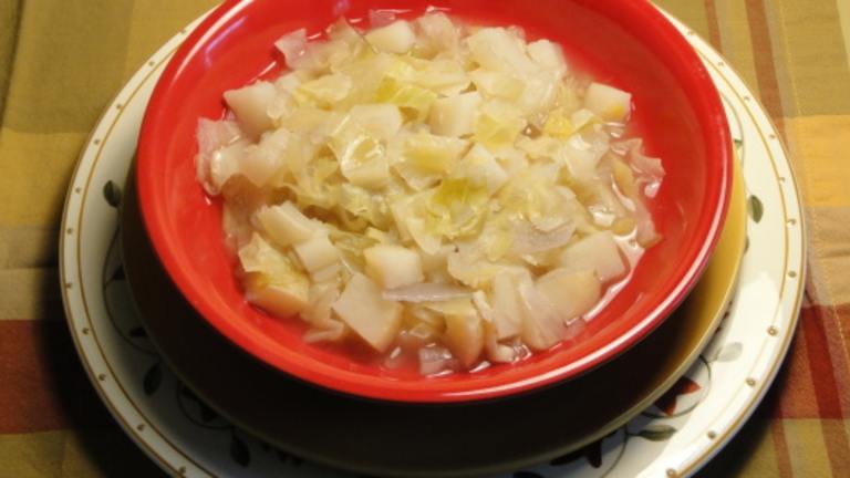 Savoy Cabbage Potato Soup created by Debbwl
