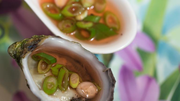 Freshly Shucked Oysters and Sauce Mignonette With a Twist! Created by Peter J