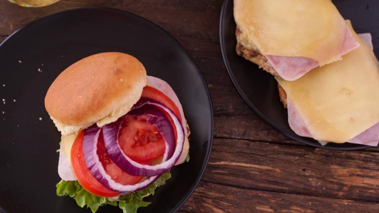 Nif's Chicken Cordon Bleu Burgers Created by DianaEatingRichly