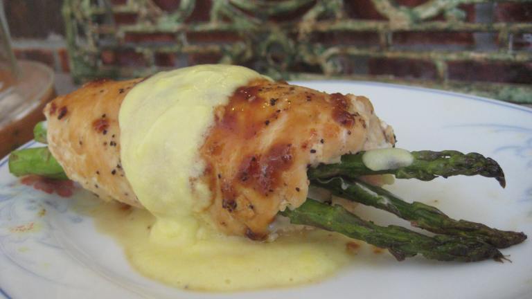 Nif's Asparagus Stuffed Chicken Breast With Hollandaise Sauce created by gailanng