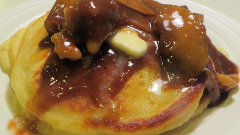 Autumn Apple Pancakes With Walnut Caramel Syrup Created by Bonnie G 2