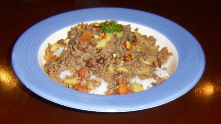 Cuban Chopped Beef and Rice Created by MisChef-Maker