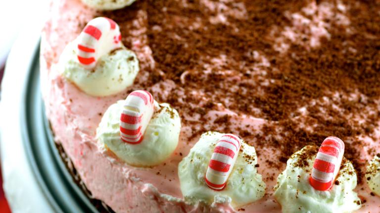 No-Bake Frozen Peppermint Cheesecake Created by May I Have That Rec