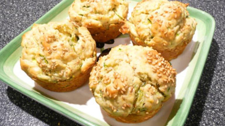 Zucchini-Sesame-Muffins Created by Outta Here