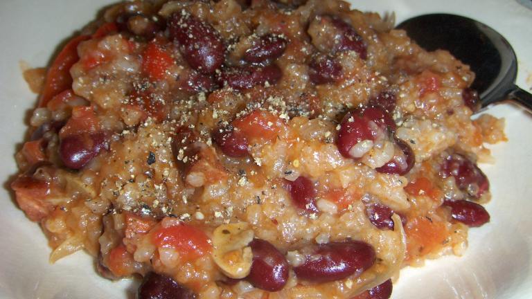 Cajun Red Beans With Andouille Sausage (Crock Pot) created by woodland hues