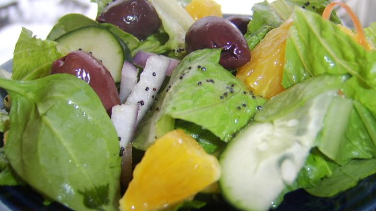 March Forth! Salad With Orange-Poppy Seed Vinaigrette created by LifeIsGood
