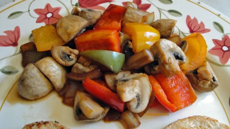 Acadia's Mushroom Pepper Onion Stir Fry Recipe - Food.com