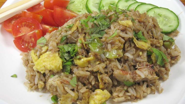 Big John's Thai Crab Fried Rice (Khao Phad Pu) created by dianegrapegrower