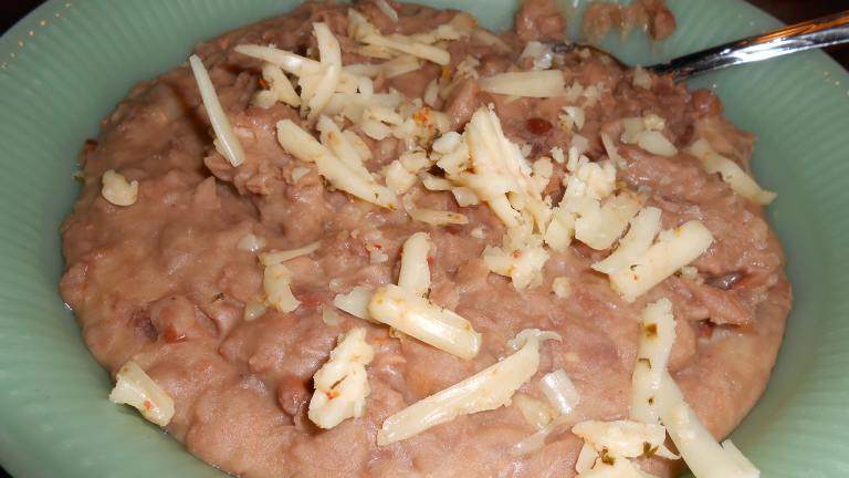 Monterey Jack Refried Beans created by linguinelisa
