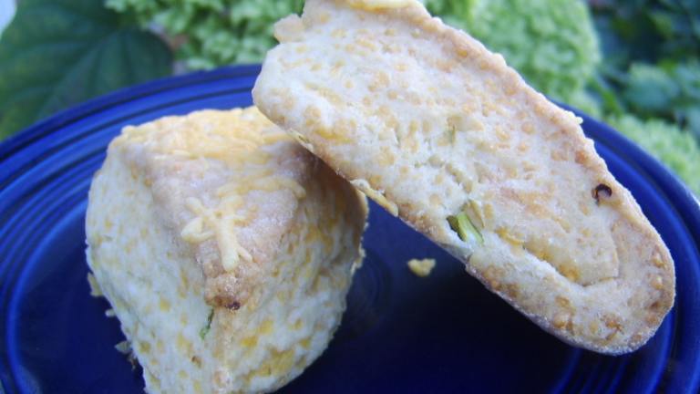 Scottish Cheddar Cheese and Spring Onion Tea-Time Scones Created by LifeIsGood