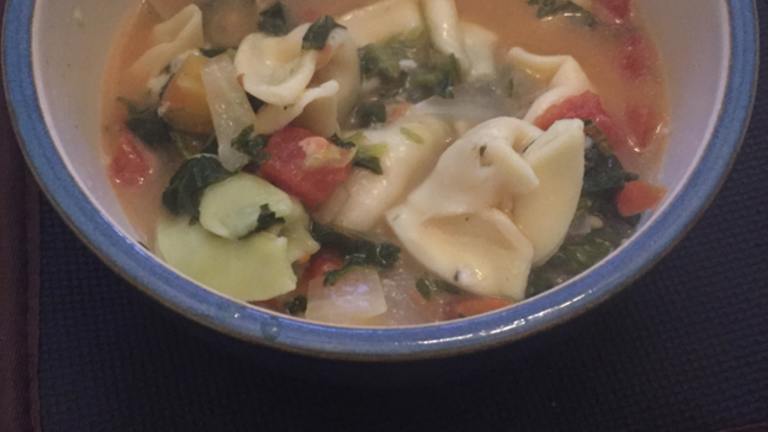 Tortellini Tomato Spinach Soup Created by Erica