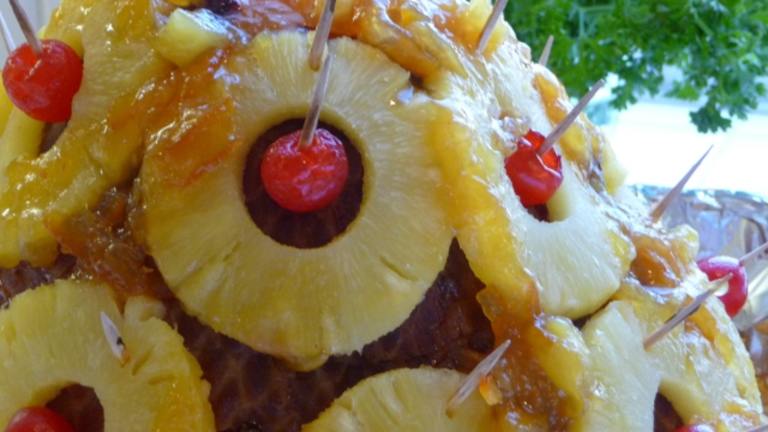 Bourbon, Pineapple and Orange Glazed Holiday Ham created by BecR2400
