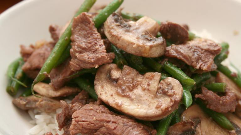 Ginger Beef Stir-Fry (Pad Khing Nuah) Created by CandyTX