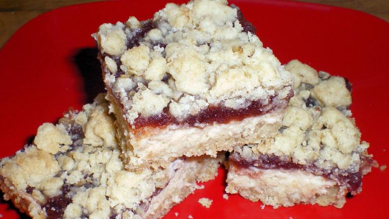 Cranberry Oat Cream Cheese Bars Created by Julie Bs Hive