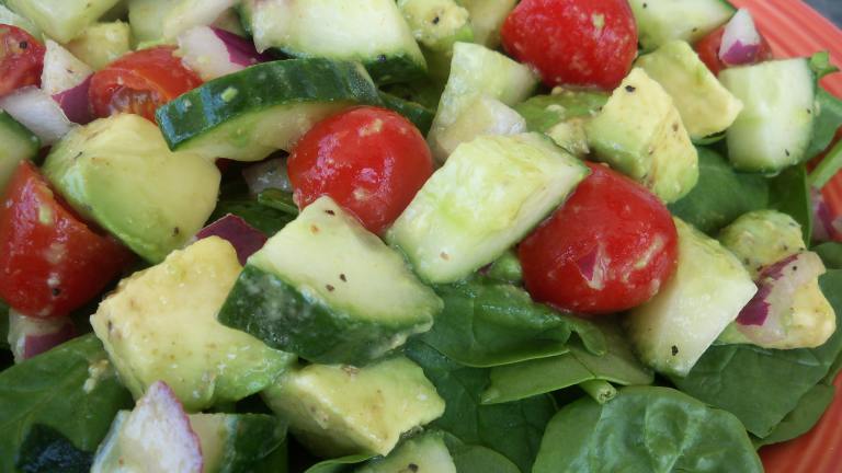 Atkins Cucumber-Avocado Salad With Cumin Dressing created by Parsley