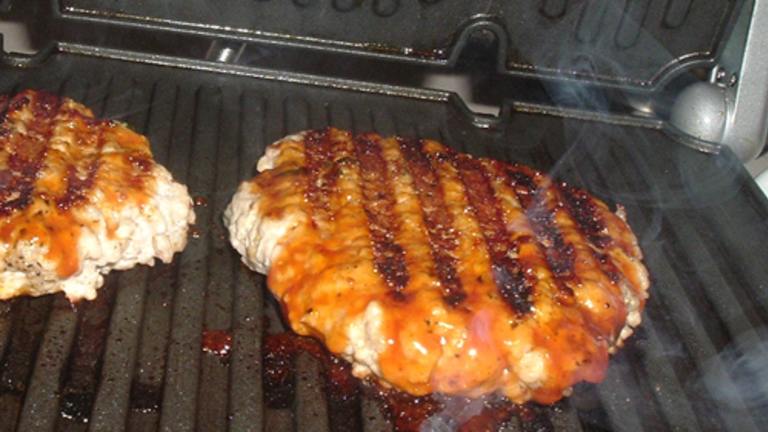 Barbecued Pork Burgers Created by Bergy