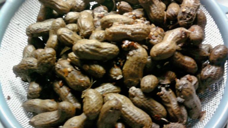 Super Spicy Boiled Peanuts created by sloe cooker