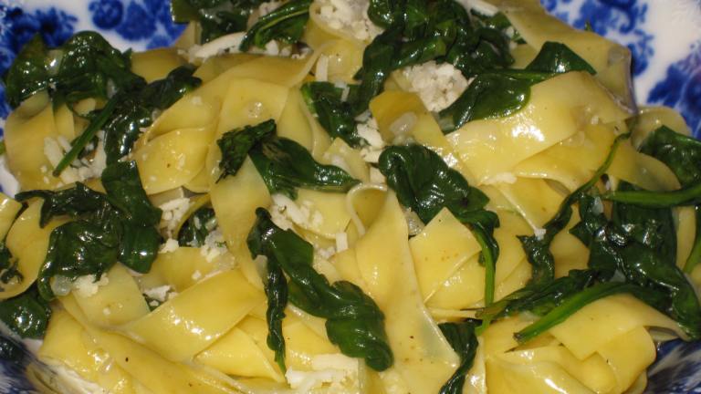 Ukrainian Spinach Noodles Created by BarbryT