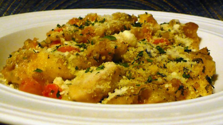 Baked Swiss Chicken and Stuffing Created by twissis