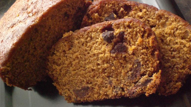 Favorite Chocolate Chip Pumpkin Bread Created by Amber C.