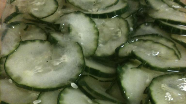 Marinated Cucumbers Created by CarrolJ