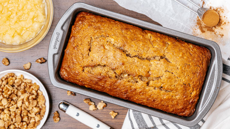 Banana Nut Pineapple Bread Created by hello.twobites