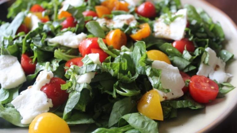 Fresh Mozzarella & Tomato Salad With Balsamic Vinaigrette Created by mommyluvs2cook
