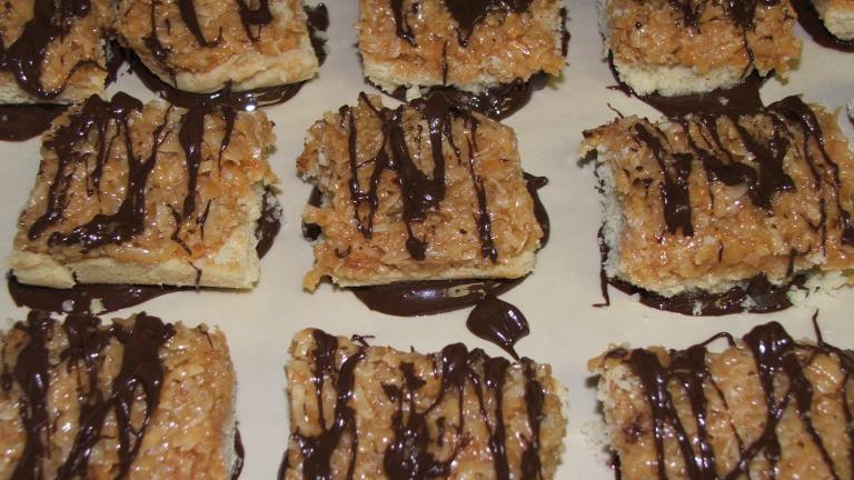 Samoas Bars - Just Like the Girl Scout Cookies! created by Greeny4444