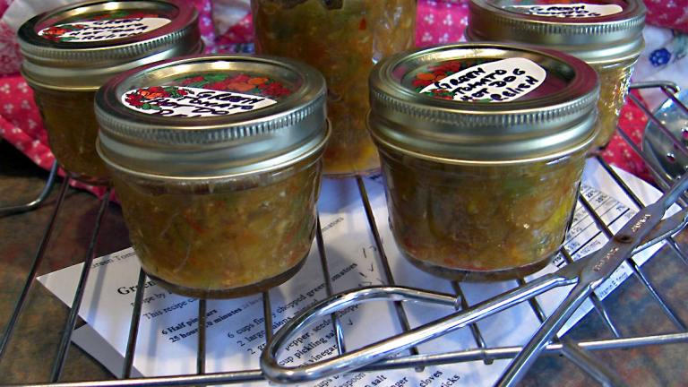 Green Tomato Hot Dog Relish created by Derf2440