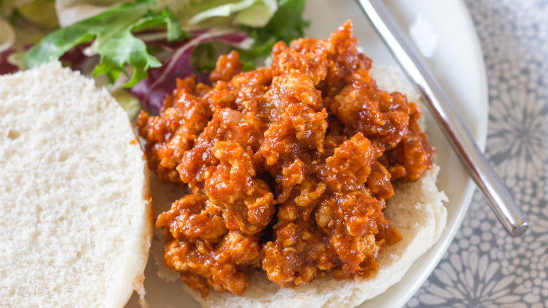 Low Salt / Sodium Low Fat Turkey Sloppy Joes created by anniesnomsblog