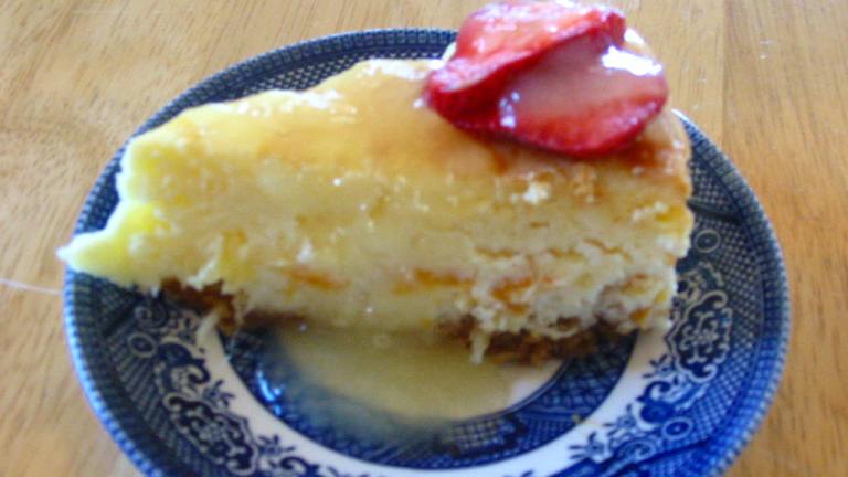 Creamy Ambrosia Cheesecake Created by jeffanna