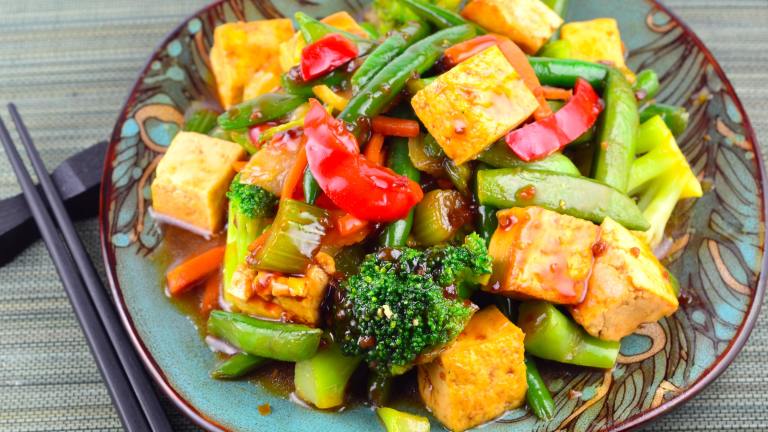 Acadia's Tofu Stir Fry Created by May I Have That Rec